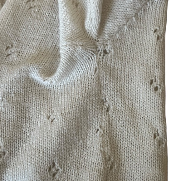 GiGi Knitwear Dolly 100% Merino Wool Cardi in Cream Small - Picture 12 of 13